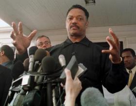 "Jesse Jackson:  Protesting Whatever Since 1967."